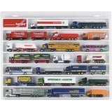 HERPA 029216 - LKW Schaukasten 1:87, Hängevitrine für Hängerzüge,Showcase,Display,Miniaturen, Modellbau,Kunststoff- Weiß x x