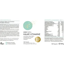 h1 performance Haar Vitamine Kapseln 120 St.