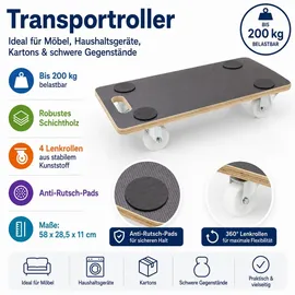 BITUXX Transportroller 200 kg