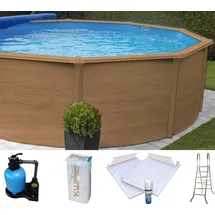 KWAD Rundpool Supreme 460 x 132 cm inkl. Bodenisolationsset