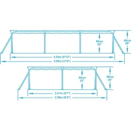 BESTWAY Sicherheitsleiter 132 cm