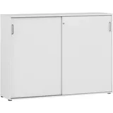 MÖBELPARTNER Schiebetürenschrank 1500, 701488 lichtgrau 4 Fachböden 160,2 x 41,0 x 119,4 cm
