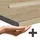 Vicco Küchenzeile R-Line 300 cm Anthrazit Hochglanz/Goldkraft Eiche