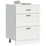 vidaXL Unterschrank Porto 100 x 60 x 82,5 cm Weiß