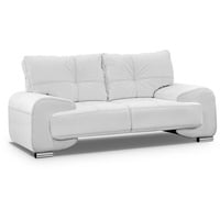Beautysofa 2-Sitzer Zweisitzer Sofa Couch OMEGA Neu weiß