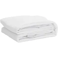 vidaXL Matratzenschoner Wasserdicht 160 x 220 cm Weiß
