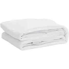 vidaXL Matratzenschoner Wasserdicht 160 x 220 cm Weiß