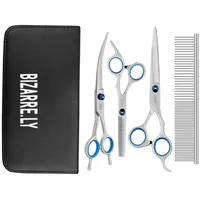 Bizarre.ly Bizzarre.ly Professionelles Hundepflege Set – Hundeschere Fellschere für