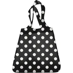 Mini Maxi Shopper Einkaufstasche weißgetupft