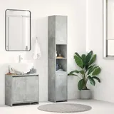 vidaXL Badezimmerschrank 30 x 161 x 30 cm Grau