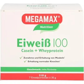 MEGAMAX Eiweiß 100 Banane Pulver 7 x 30 g