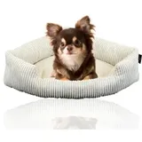 Rohrschneider ® XXL Eck-Hundebett für große Hunde aus Cord M