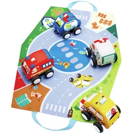 HaPe Plüschauto-Set mit Rückziehmotor