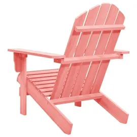 vidaXL Adirondack-Gartenstuhl Massivholz Tanne Rosa