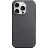 Apple Feingewebe Case mit MagSafe iPhone 15 Pro schwarz