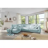 KAWOLA Ecksofa Madeline Cord Recamiere links