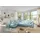 KAWOLA Ecksofa Madeline Cord Recamiere links hellblau