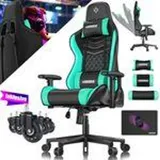 Kesser Gamingstuhl Ergonomisch Grün/Schwarz PC