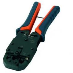 EFB Crimpzange für Modularstecker 4-, 6-, 8-polig, RJ11, RJ12, RJ45