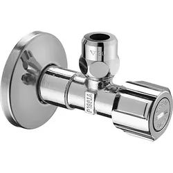 SCHELL Filter Eckregulierventil, Messing Chrom