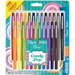 Paper Mate FLAIR Candy Pop - Filzstift - verschiedene Farben - wasserbasierte Ti