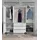 mokebo Der Grenzenlose Garderobenschrank 210x187x58 cm weiß