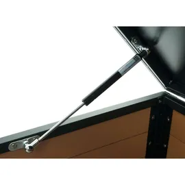 Proregal Mährobotergarage XL mit klappbarem Dach 35x60x70 cm Braun