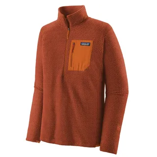 Patagonia Herren R1 air Zip Neck Burnished Red