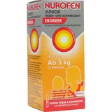 RECKITT Nurofen Junior Fieber- und Schmerzsaft Erdbeer 40 mg/ml 100 ml