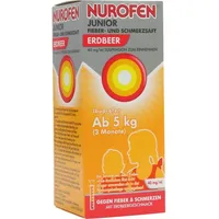 RECKITT Nurofen Junior Fieber- und Schmerzsaft Erdbeer 40 mg/ml 100 ml