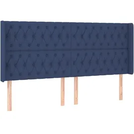 vidaXL Boxspringbett 180 x 200 cm Blau