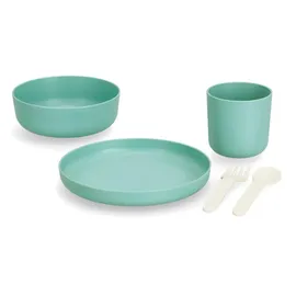 Zeller Kindergeschirr-Set 5-tlg. Grün