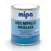 Mipa Mipalux Weißlack Weiß seidenmatt 0,75 l