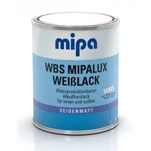 Mipa Mipalux Weißlack Weiß seidenmatt 0,75 l