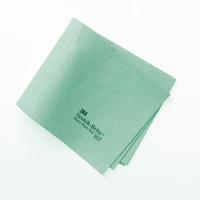 3M Scotch-Brite DUETTGN Scotch-Brite Reinigungstuch, Mikrofaser, Micro Duett, Grün (5 er-Pack)