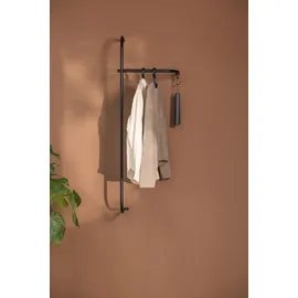 metallbude Wandgarderobe Tamina Schwarz