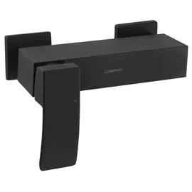 Sapho Ginko Duscharmatur Wandmontage für 1 Verbraucher Schwarz Matt 1101-11B