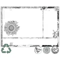 Ligarti Schreibtischunterlage Papier (100% nachhaltig) A3+ Wochenplaner Block mit To Do Liste und wechselnden Motiven - Weekly Planner undatiert, Schreibtisch Unterlage (Kosmos)