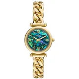 Fossil Damen Analog Quarz Uhr mit Edelstahl Armband ES5416