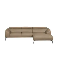Ravensberger Werkstätten Ecksofa  Atlanta , braun , Maße (cm): B: 283 H: 92 T: 173.0
