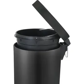 V-Part Tritt-Mülleimer 30 l Schwarz