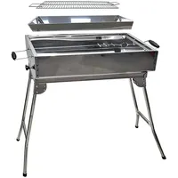 Grillpeter Mangal Kairat Grill Edelstahl rostfrei Grill mit Grillrost