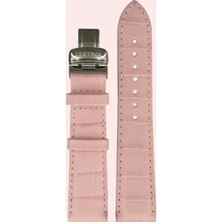 Certina - Leder Ds Podium Lady Square Lederband Rosa 19/16mm C600015007 - alligator-prägung,kalb,rosa