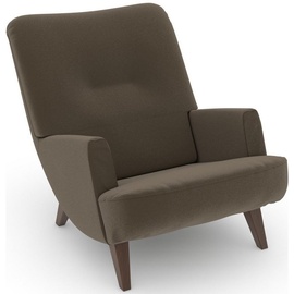 Max Winzer Max Winzer® Loungesessel »build-a-chair Borano«, im Retrolook, zum Selbstgestalten beige