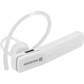 Swissten Ultraleichtes UL-9 Bluetooth-Freisprech-Headset mit MultiPoint - Weiß