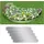 vidaXL Flexible Rasenkante 100 x 14 cm 5-er Set grau