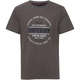 FQ1924 T-Shirt FQ1924 "T-Shirt FQRiko", Herren, Gr. S, grau (pewter mix), Obermaterial: 100% Baumwolle CO., Shirts T-Shirt