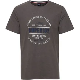 FQ1924 T-Shirt FQ1924 "T-Shirt FQRiko", Herren, Gr. S, grau (pewter mix), Obermaterial: 100% Baumwolle CO., Shirts T-Shirt
