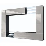 Vladon Wohnwand, Sand, Holzwerkstoff, 262x182.5x39 cm, Wohnzimmer, Wohnwände, Wohnwand-Sets