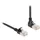 DeLock 80288 RJ-45 Patchkabel S/FTP Slim 90° gewinkelt - Cat.6a oben angewinkelt zu RJ-45 (M)